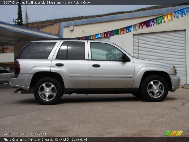 Silverstone Metallic / Light Gray 2007 Chevrolet TrailBlazer LS