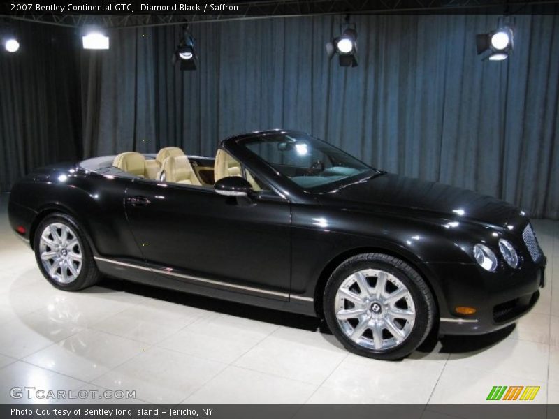 Diamond Black / Saffron 2007 Bentley Continental GTC