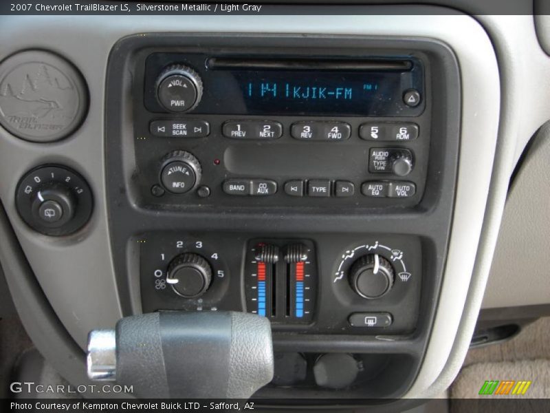 Silverstone Metallic / Light Gray 2007 Chevrolet TrailBlazer LS