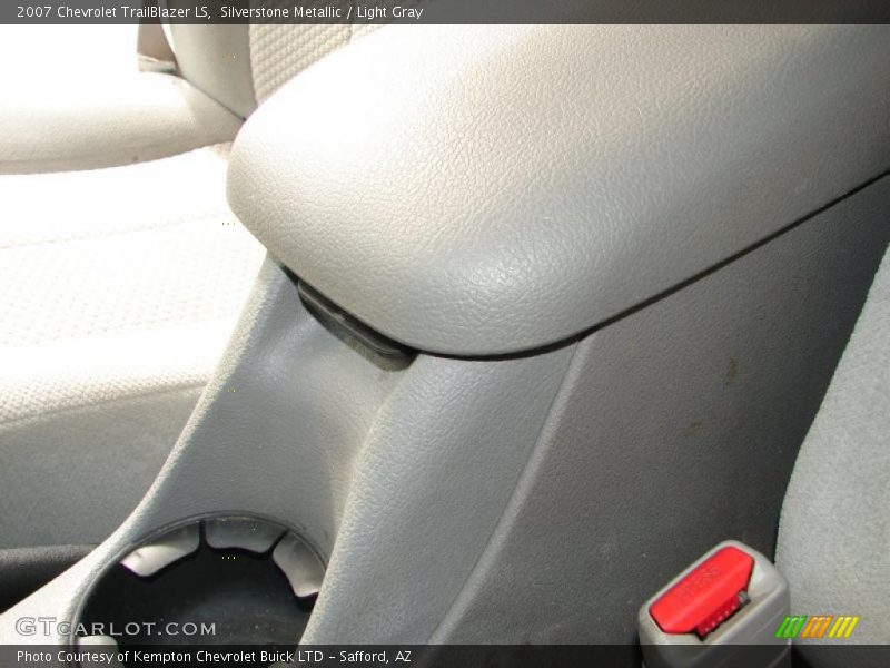 Silverstone Metallic / Light Gray 2007 Chevrolet TrailBlazer LS