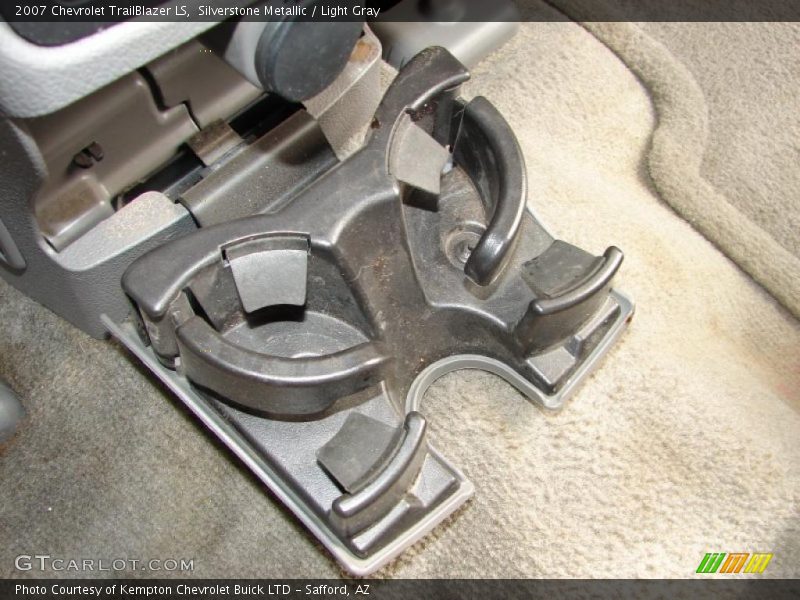 Silverstone Metallic / Light Gray 2007 Chevrolet TrailBlazer LS