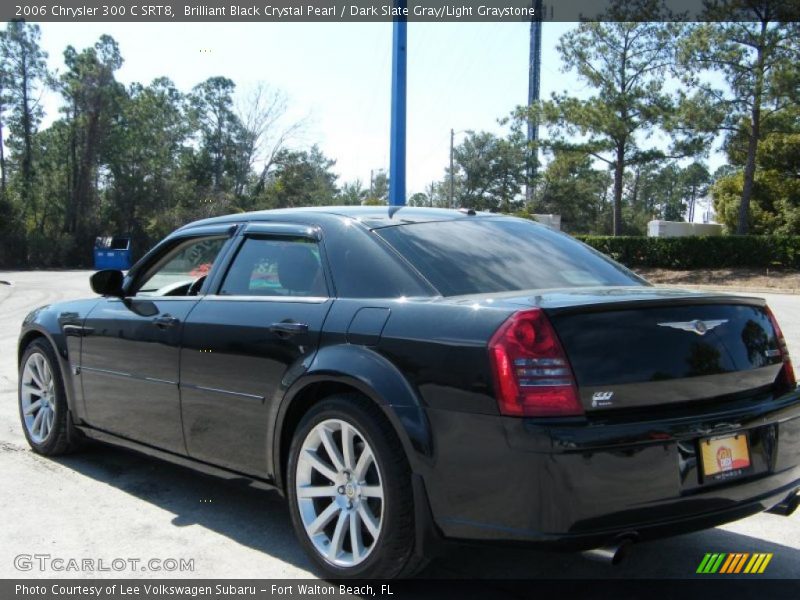 Brilliant Black Crystal Pearl / Dark Slate Gray/Light Graystone 2006 Chrysler 300 C SRT8