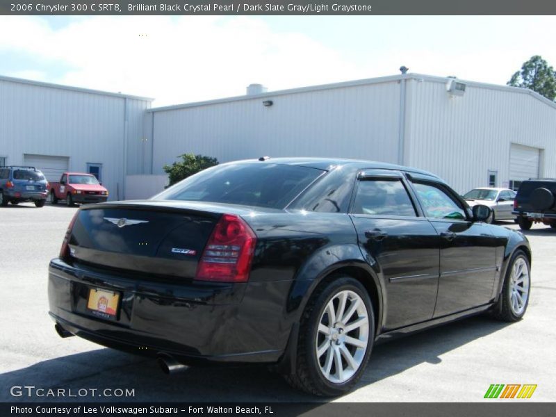 Brilliant Black Crystal Pearl / Dark Slate Gray/Light Graystone 2006 Chrysler 300 C SRT8