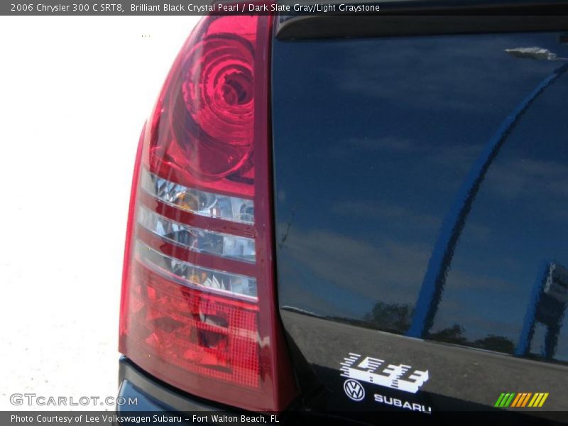 Brilliant Black Crystal Pearl / Dark Slate Gray/Light Graystone 2006 Chrysler 300 C SRT8