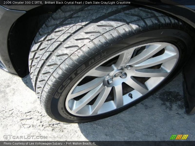 Brilliant Black Crystal Pearl / Dark Slate Gray/Light Graystone 2006 Chrysler 300 C SRT8