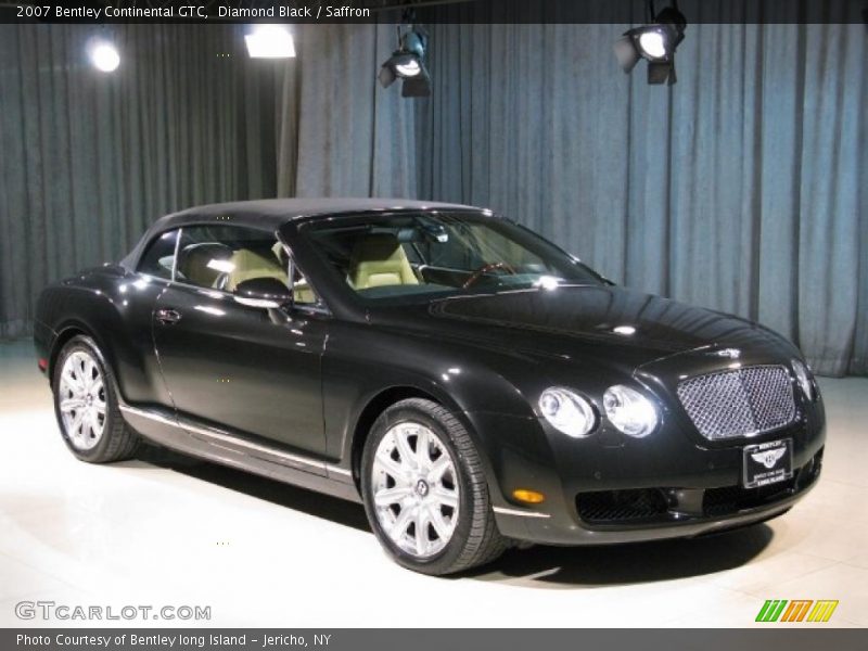Diamond Black / Saffron 2007 Bentley Continental GTC