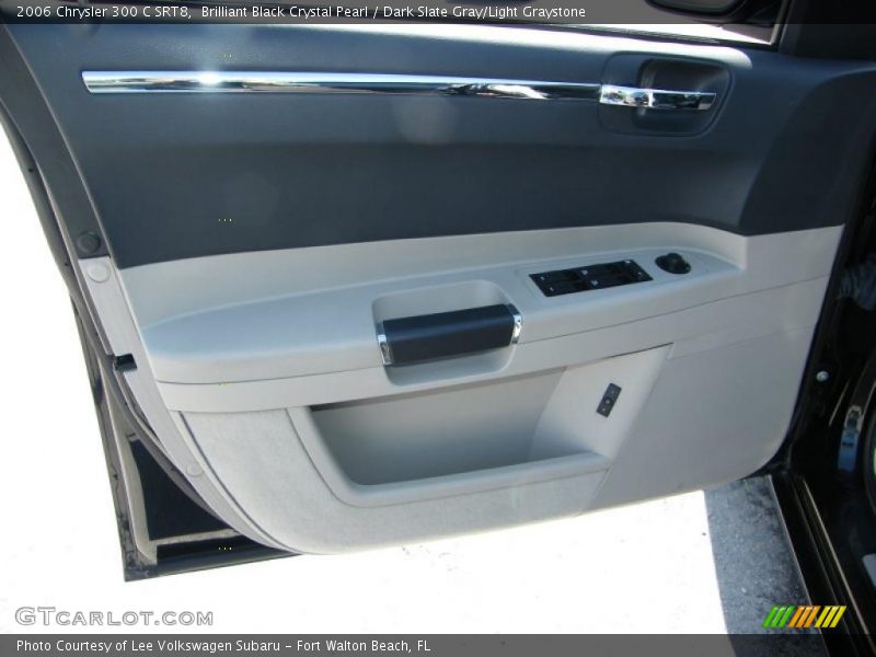 Brilliant Black Crystal Pearl / Dark Slate Gray/Light Graystone 2006 Chrysler 300 C SRT8
