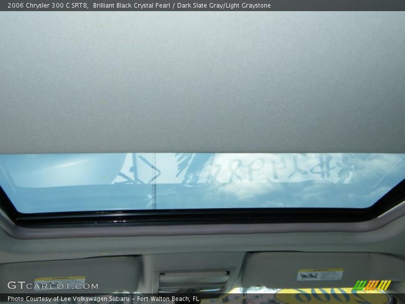 Brilliant Black Crystal Pearl / Dark Slate Gray/Light Graystone 2006 Chrysler 300 C SRT8