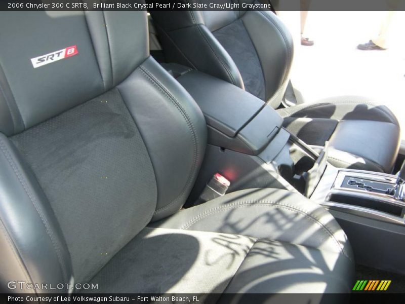 Brilliant Black Crystal Pearl / Dark Slate Gray/Light Graystone 2006 Chrysler 300 C SRT8