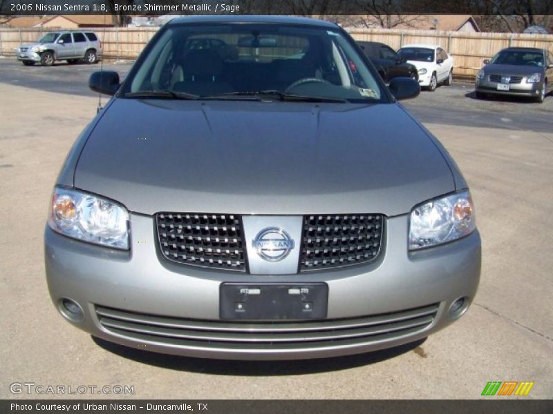 Bronze Shimmer Metallic / Sage 2006 Nissan Sentra 1.8