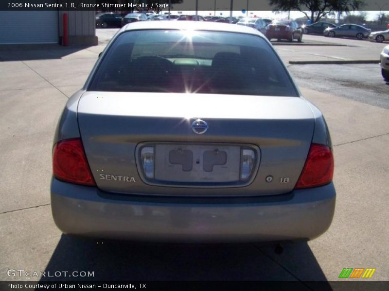 Bronze Shimmer Metallic / Sage 2006 Nissan Sentra 1.8
