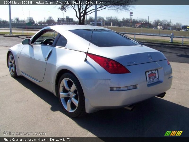 Silver Alloy Metallic / Carbon Black 2006 Nissan 350Z Enthusiast Coupe