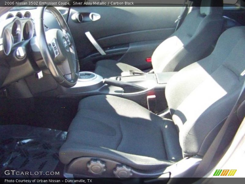 Silver Alloy Metallic / Carbon Black 2006 Nissan 350Z Enthusiast Coupe