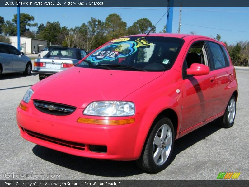 Victory Red / Charcoal 2008 Chevrolet Aveo Aveo5 LS