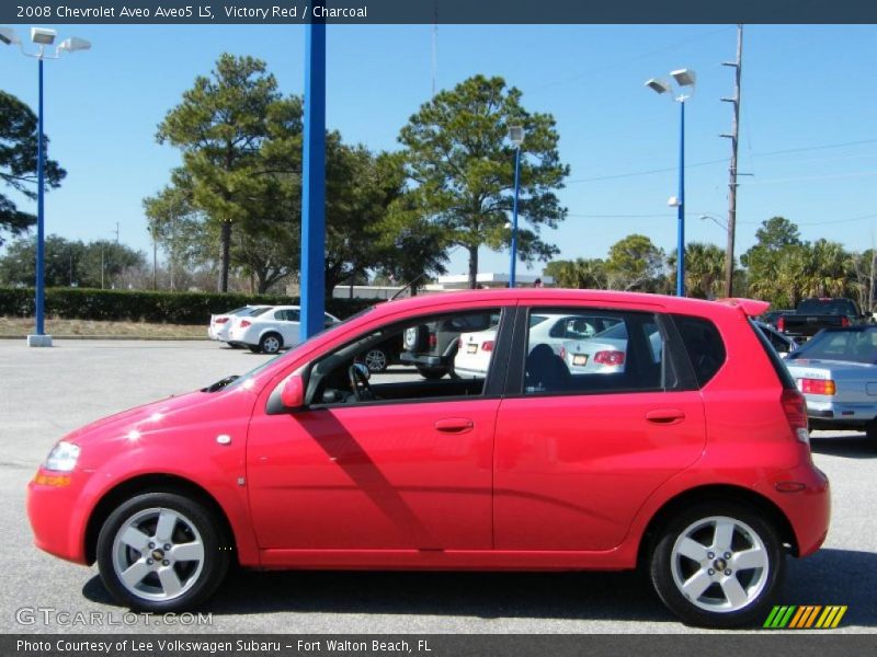 Victory Red / Charcoal 2008 Chevrolet Aveo Aveo5 LS