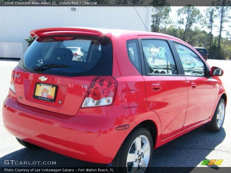 Victory Red / Charcoal 2008 Chevrolet Aveo Aveo5 LS
