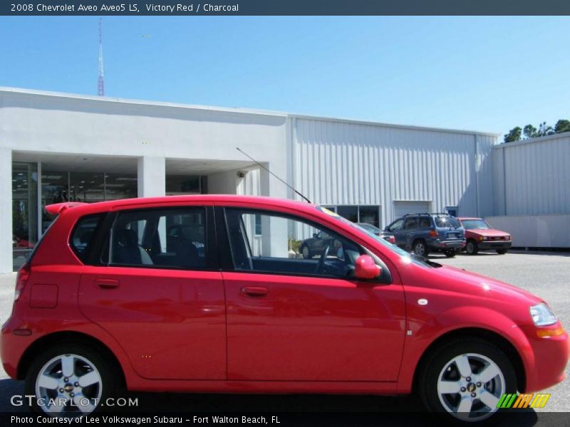 Victory Red / Charcoal 2008 Chevrolet Aveo Aveo5 LS
