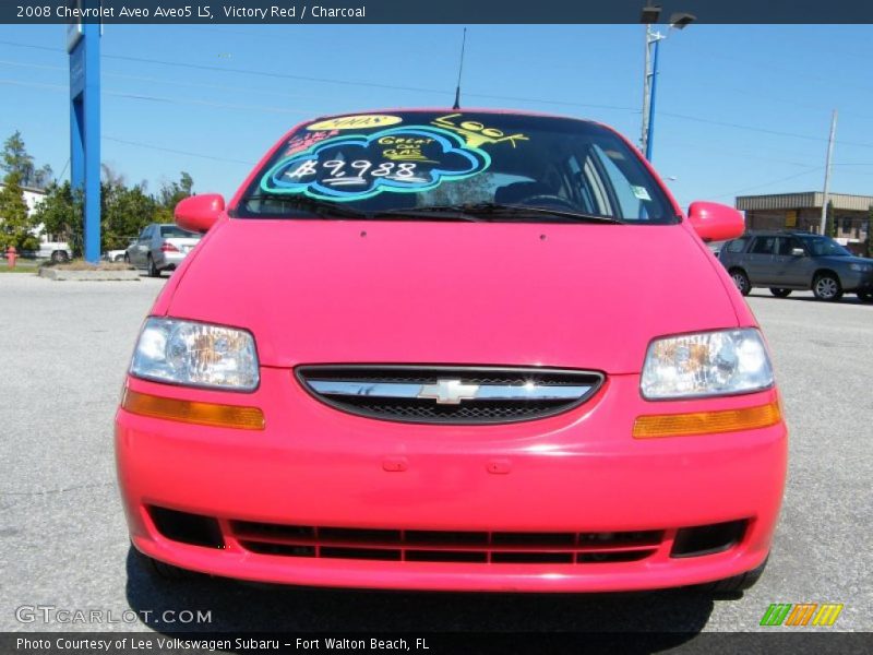 Victory Red / Charcoal 2008 Chevrolet Aveo Aveo5 LS