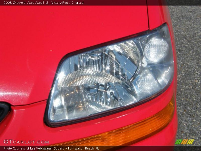 Victory Red / Charcoal 2008 Chevrolet Aveo Aveo5 LS