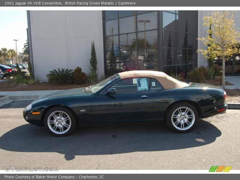 British Racing Green Metallic / Cashmere 2001 Jaguar XK XK8 Convertible