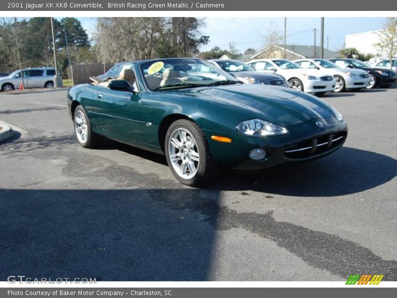 British Racing Green Metallic / Cashmere 2001 Jaguar XK XK8 Convertible