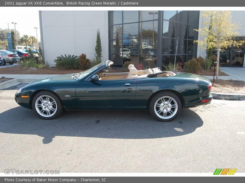 British Racing Green Metallic / Cashmere 2001 Jaguar XK XK8 Convertible