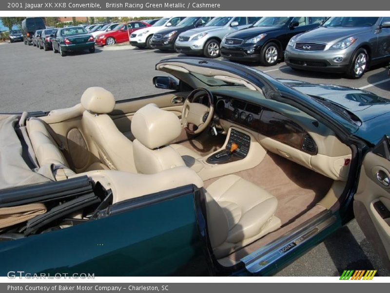 British Racing Green Metallic / Cashmere 2001 Jaguar XK XK8 Convertible