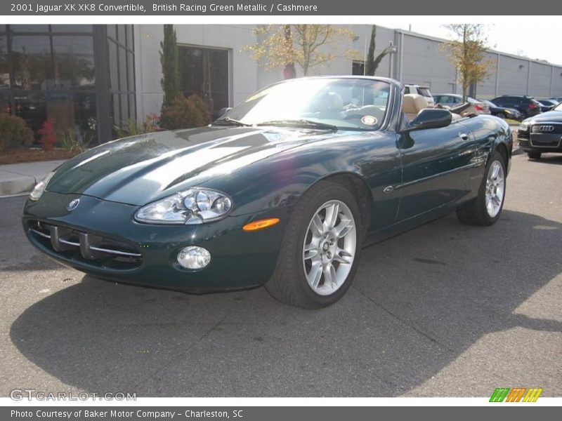 British Racing Green Metallic / Cashmere 2001 Jaguar XK XK8 Convertible