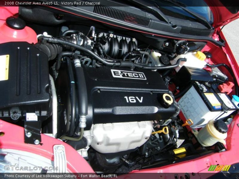 Victory Red / Charcoal 2008 Chevrolet Aveo Aveo5 LS