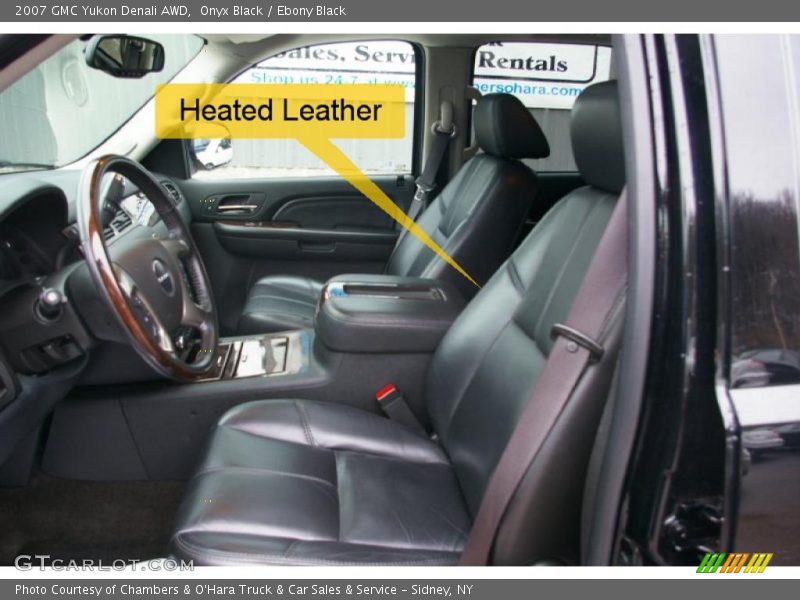 Onyx Black / Ebony Black 2007 GMC Yukon Denali AWD