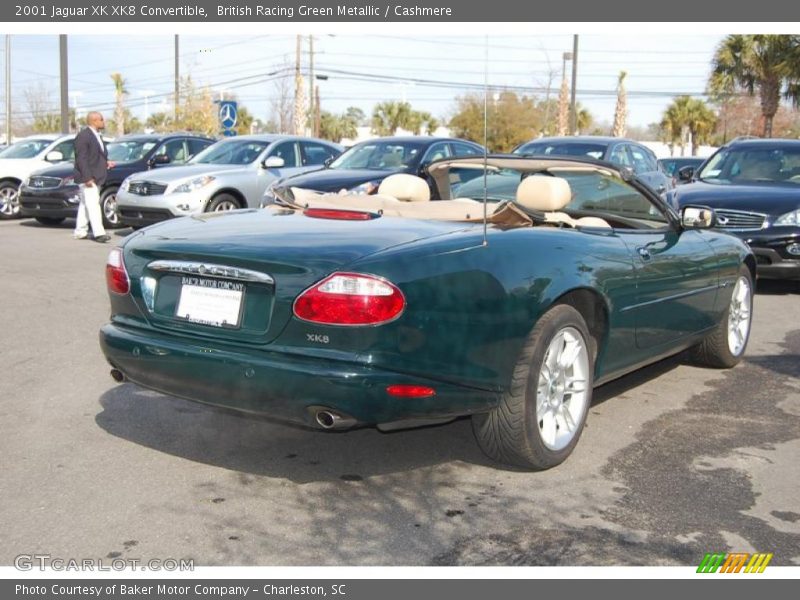 British Racing Green Metallic / Cashmere 2001 Jaguar XK XK8 Convertible