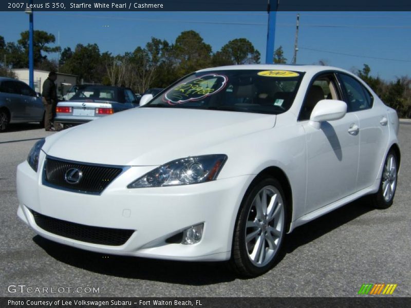 Starfire White Pearl / Cashmere 2007 Lexus IS 350
