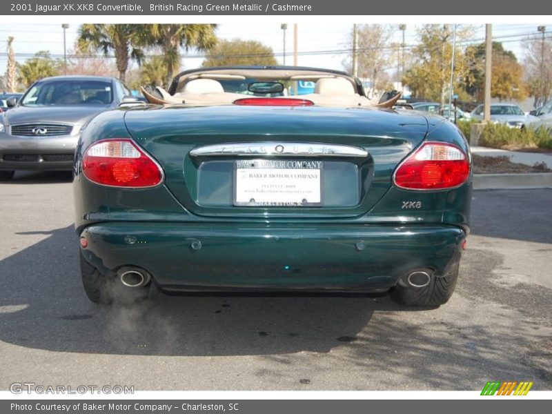 British Racing Green Metallic / Cashmere 2001 Jaguar XK XK8 Convertible