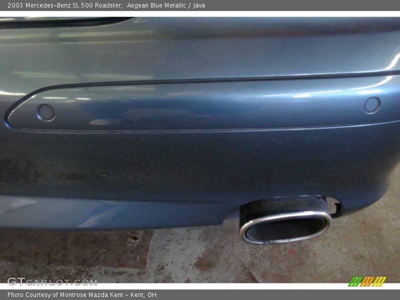 Aegean Blue Metallic / Java 2003 Mercedes-Benz SL 500 Roadster