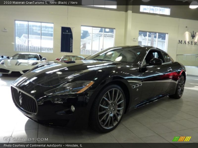 Nero (Black) / Nero 2010 Maserati GranTurismo S