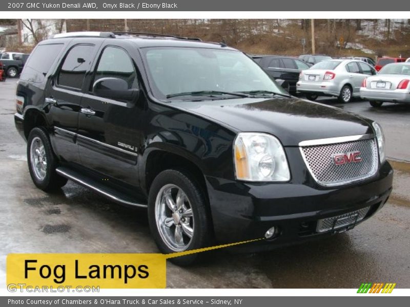 Onyx Black / Ebony Black 2007 GMC Yukon Denali AWD