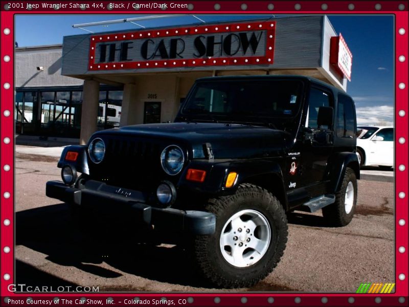 Black / Camel/Dark Green 2001 Jeep Wrangler Sahara 4x4