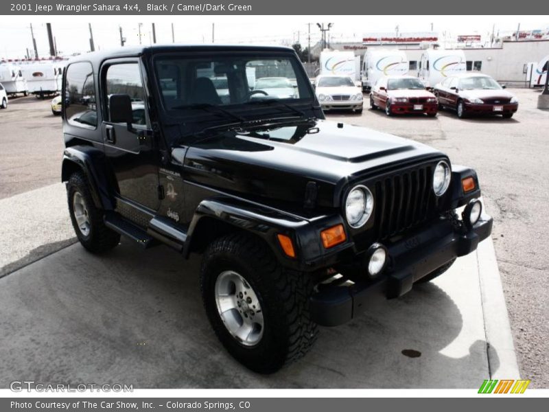 Black / Camel/Dark Green 2001 Jeep Wrangler Sahara 4x4