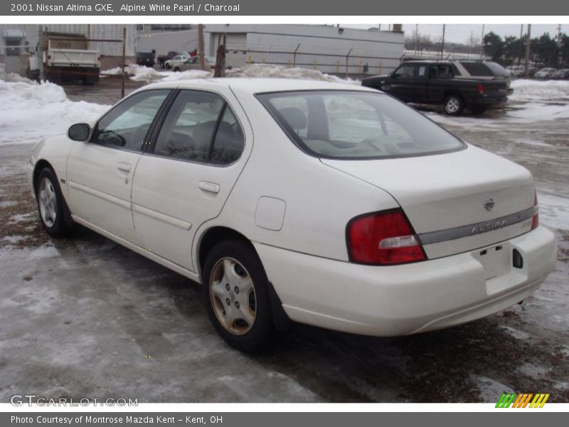 Alpine White Pearl / Charcoal 2001 Nissan Altima GXE