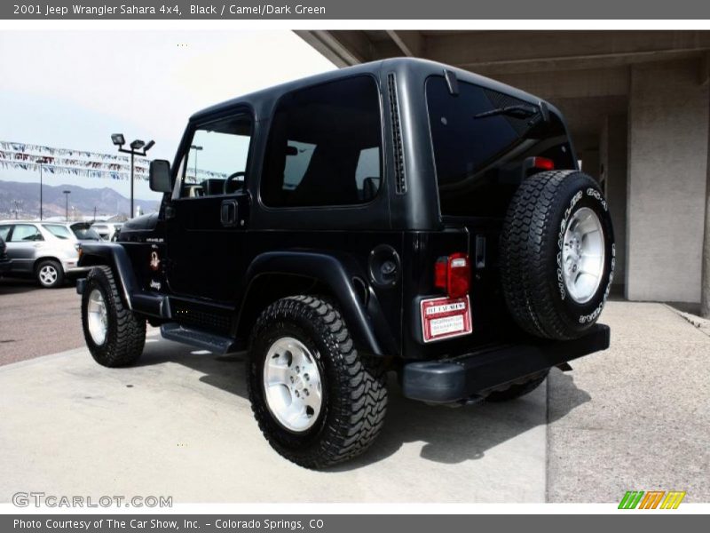 Black / Camel/Dark Green 2001 Jeep Wrangler Sahara 4x4
