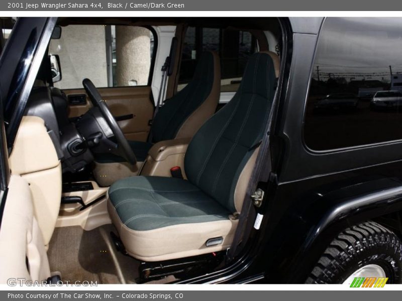 Black / Camel/Dark Green 2001 Jeep Wrangler Sahara 4x4