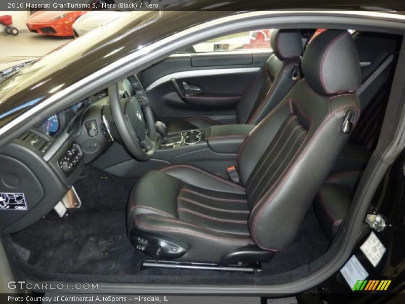 Nero (Black) / Nero 2010 Maserati GranTurismo S