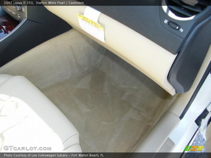 Starfire White Pearl / Cashmere 2007 Lexus IS 350