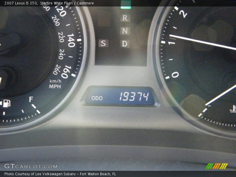 Starfire White Pearl / Cashmere 2007 Lexus IS 350