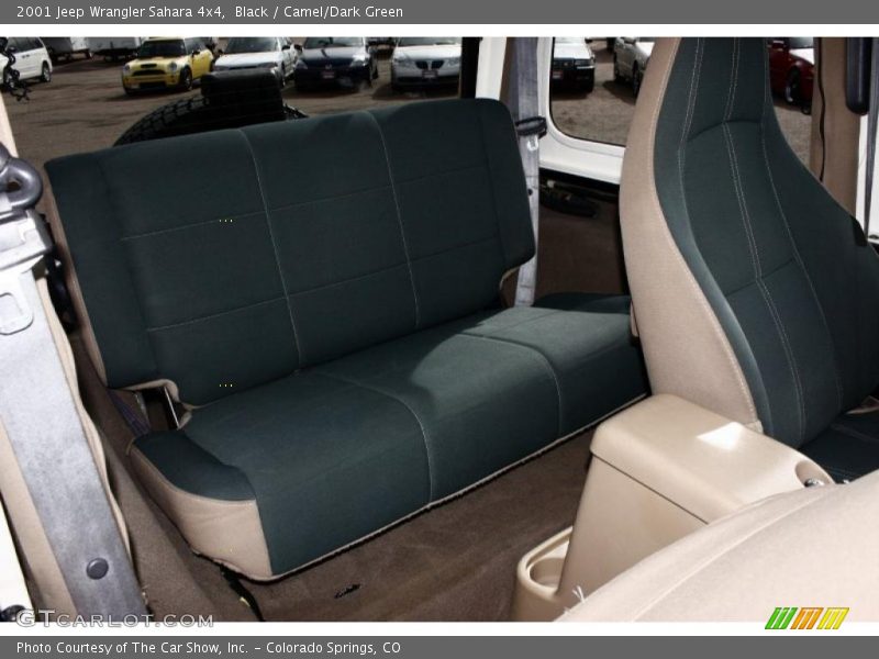 Black / Camel/Dark Green 2001 Jeep Wrangler Sahara 4x4