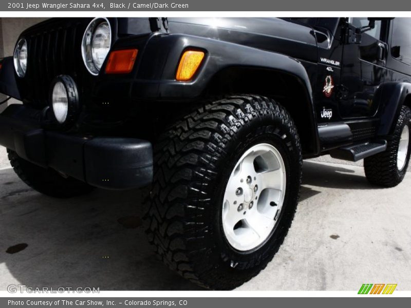 Black / Camel/Dark Green 2001 Jeep Wrangler Sahara 4x4