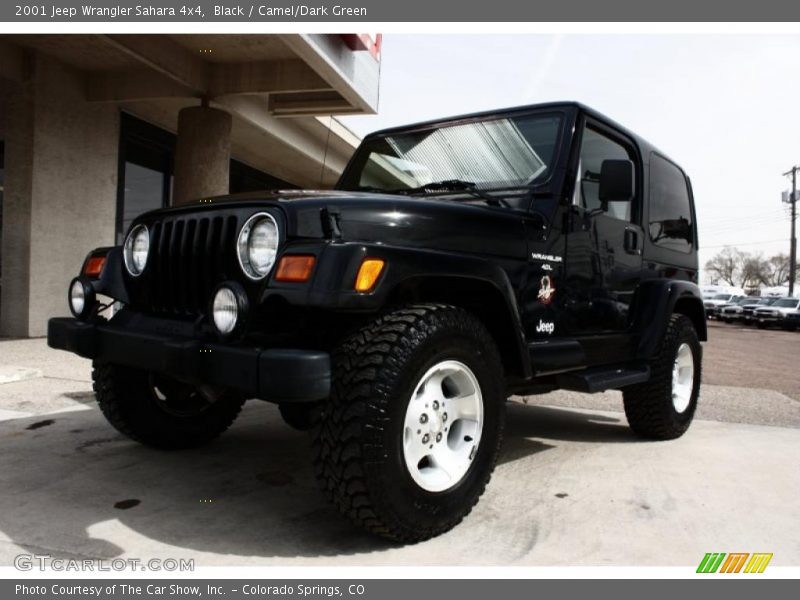 Black / Camel/Dark Green 2001 Jeep Wrangler Sahara 4x4