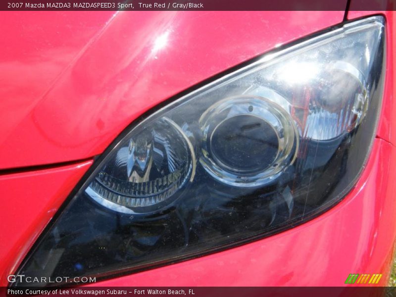 True Red / Gray/Black 2007 Mazda MAZDA3 MAZDASPEED3 Sport