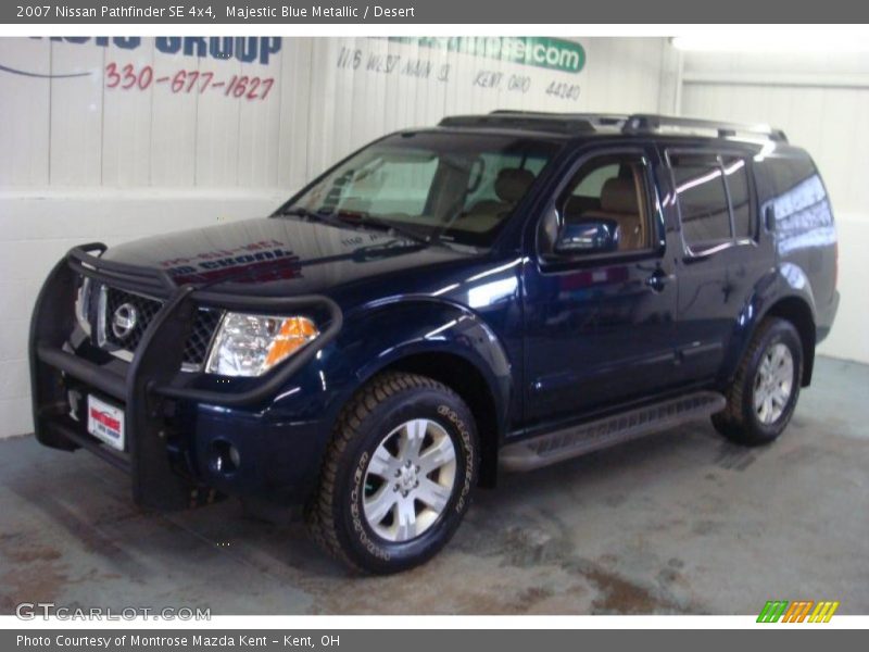 Majestic Blue Metallic / Desert 2007 Nissan Pathfinder SE 4x4