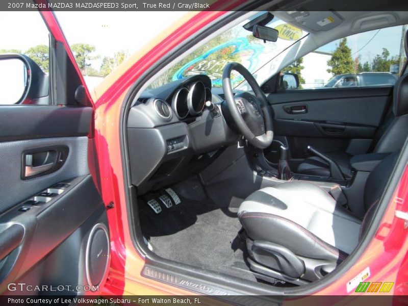 True Red / Gray/Black 2007 Mazda MAZDA3 MAZDASPEED3 Sport